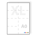 a0 posters drukken op papier