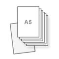 a5 flyers drukken, tweezijdig op 100grs papier