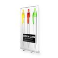de brede Budget rollup banner op 100 cm breedte